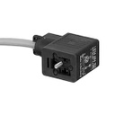 AVENTICS CON-VP Series Valve Plug Connector with Cable, Form B, 2+E, Screw Connection, Unshielded, IP65