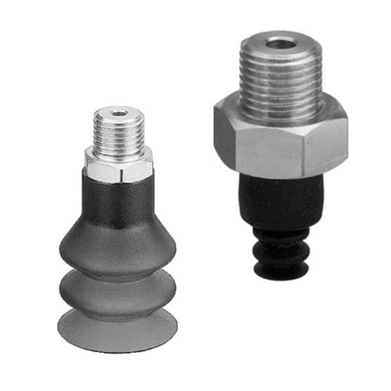 AVENTICS BSA Series, 9 mm Bellow Suction Gripper, G 1/8, Fluoromethyl Silicone, Internal Thread