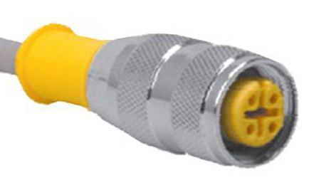 Turck Washdown Cordset, Extension Cordset (WD-RKCV 4.5T-1.5-RSCV 4.5T)