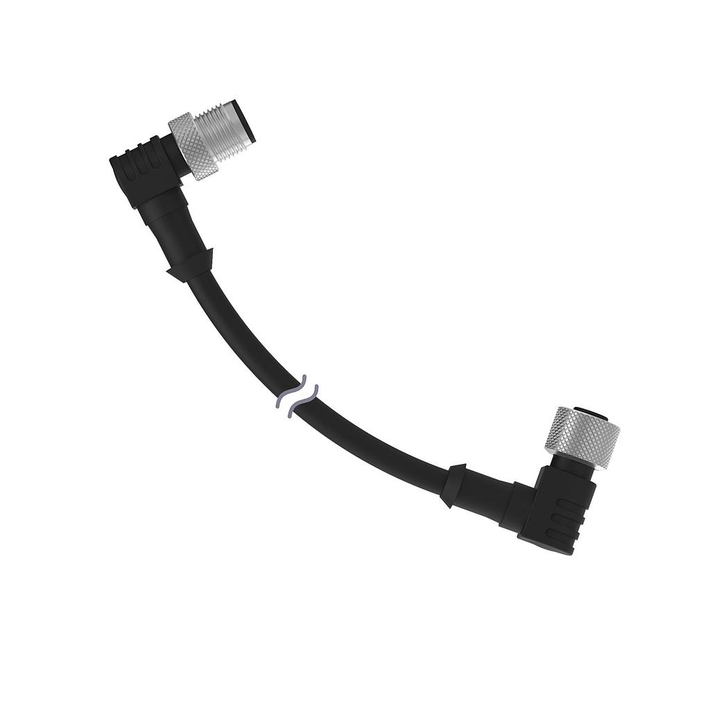 Cordset A-Code M12 to A-Code M12 Double Ended (MQDEC-406RR)