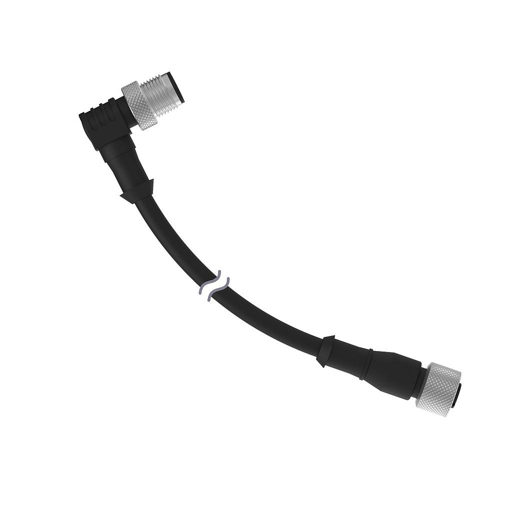 Cordset A-Code M12 to A-Code M12 Double Ended (MQDEC-403RS)