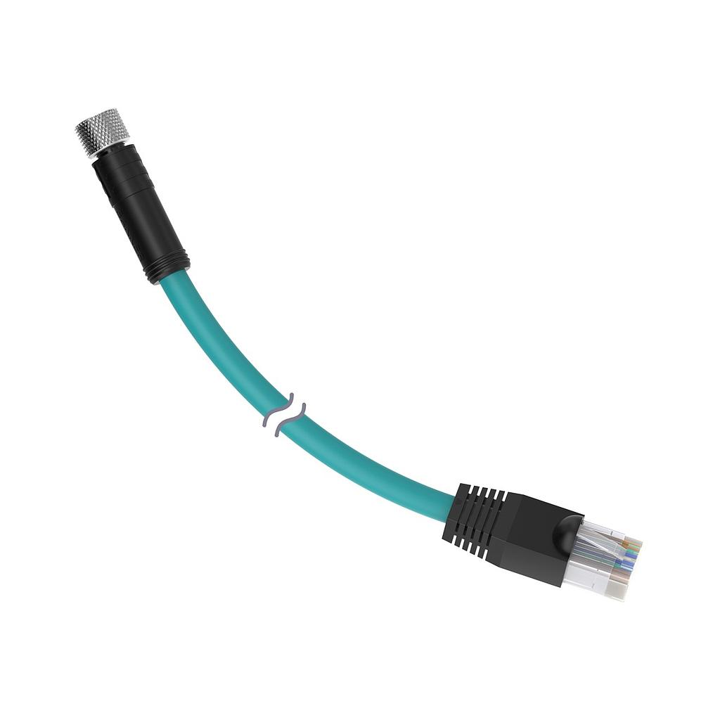 Cordset M8 Threaded to RJ45 Double Ended (IVUC-E-475)