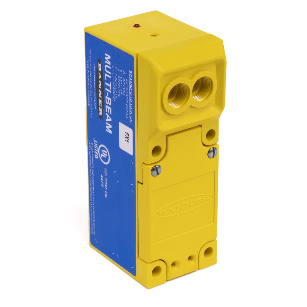MULTI-BEAM: 3/4 Wire Scanner Block - Fiber Optic (SBFX1)