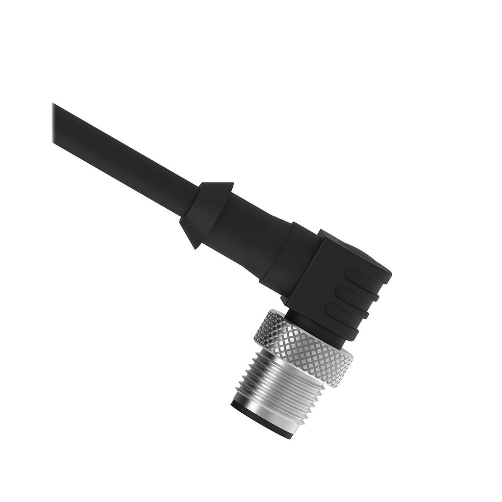 Cordset A-Code M12 Single Ended (MQDMC-406RA)