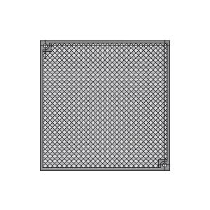 Retroreflector: Square 100x100mm (BRT-92X92CB)