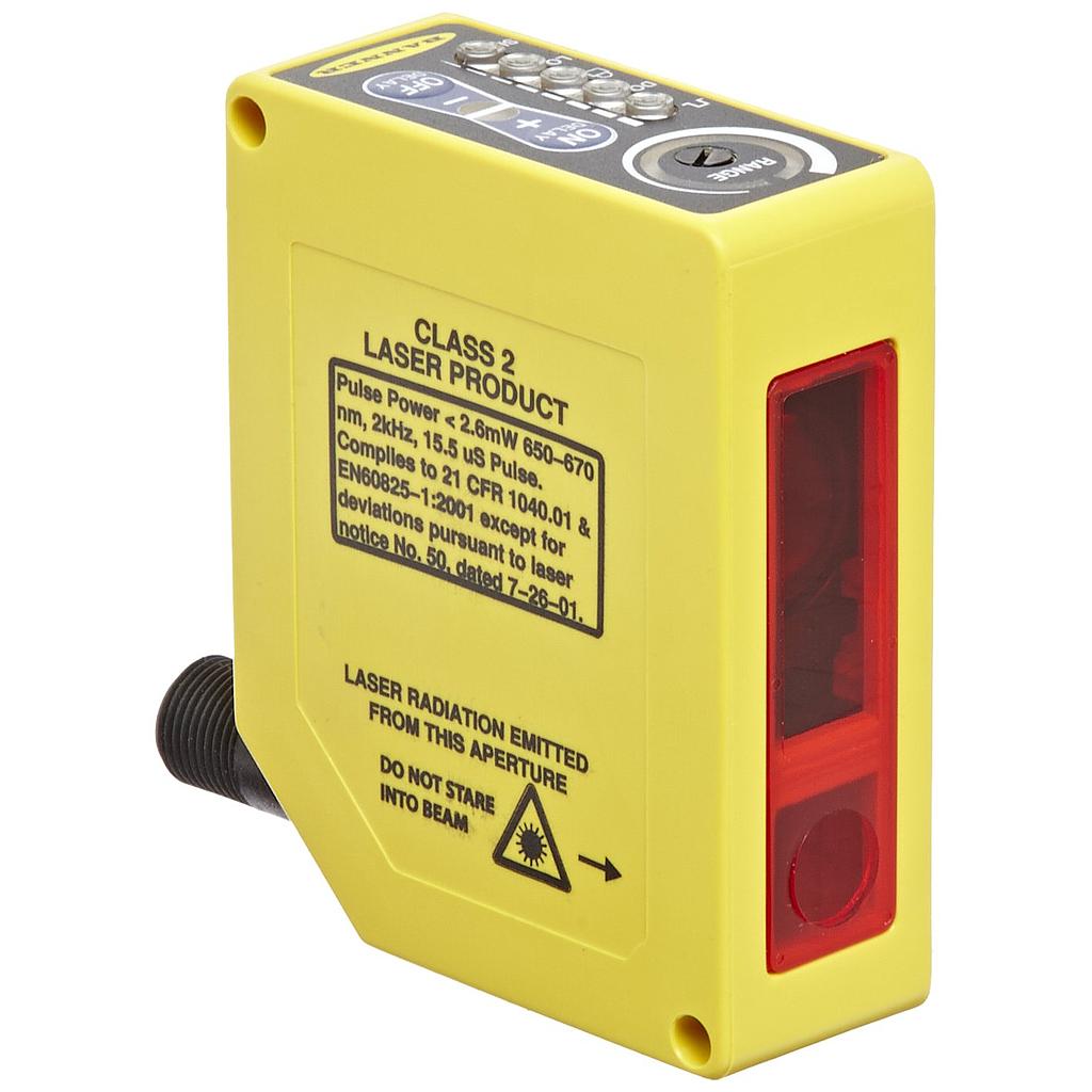 Q60 Series: Adjustable-Field Laser (Class 2) (Q60BB6LAF2000Q)