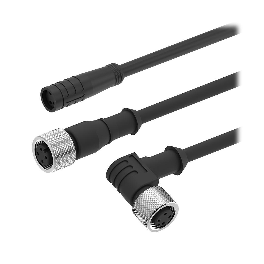 Cordset 1/2 in Single Ended (MQVR3S-530RA)