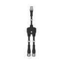 M12 Quick Disconnect Splitter Cable (CSB-M1288M1281)