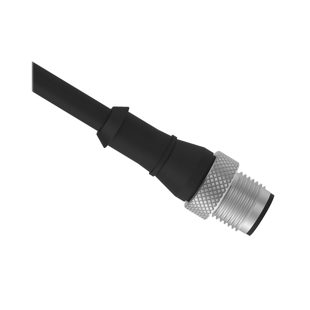 Cordset A-Code M12 Single Ended (MQDMC-530)