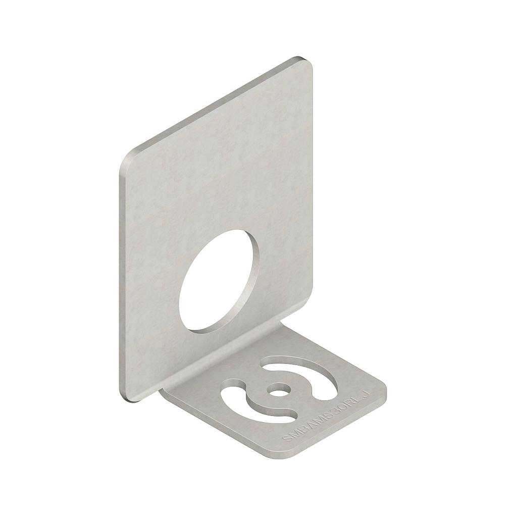 Bracket: Right-angle SMBAMS series with 70 x 40 mm space for label (SMBAMS30RLJ)