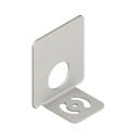 Bracket: Right-angle SMBAMS series with 70 x 40 mm space for label (SMBAMS30RLJ)