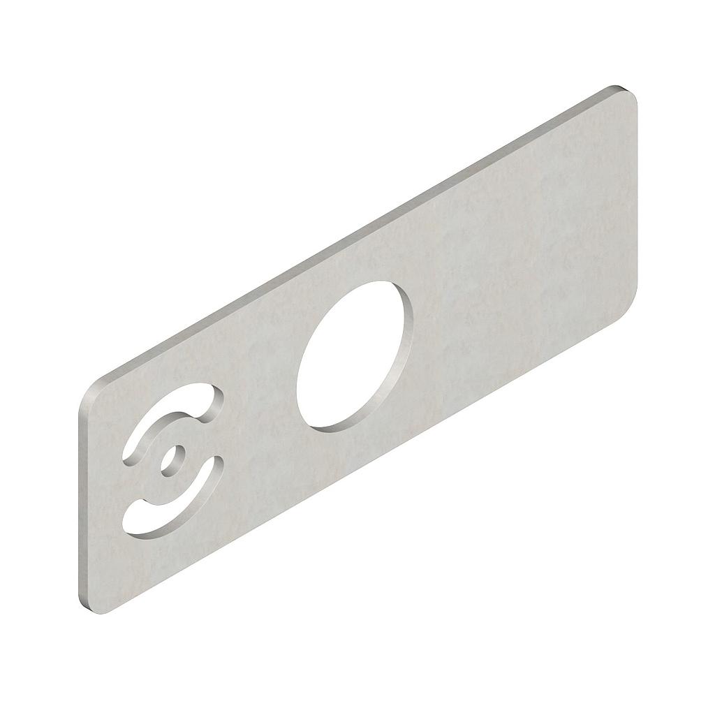 AUTOMOTIVE BRKT STRAIGHT LEGEND PLATE (SMBAMS30PL52)