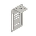 Bracket: 10-ga. (3.4 mm) Cold-rolled Steel with Zinc finish (SMBAMSRAB)