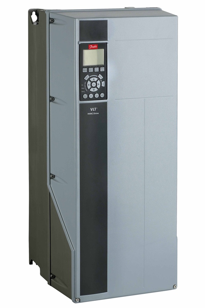 VLT Aqua Drive FC 202, 25 HP / 18.5 KW, 380-480 VAC, 1 Phase, IP21, FC-202P18KS4E21HXXGXXXXSXXXXAXBXCXXXXDX