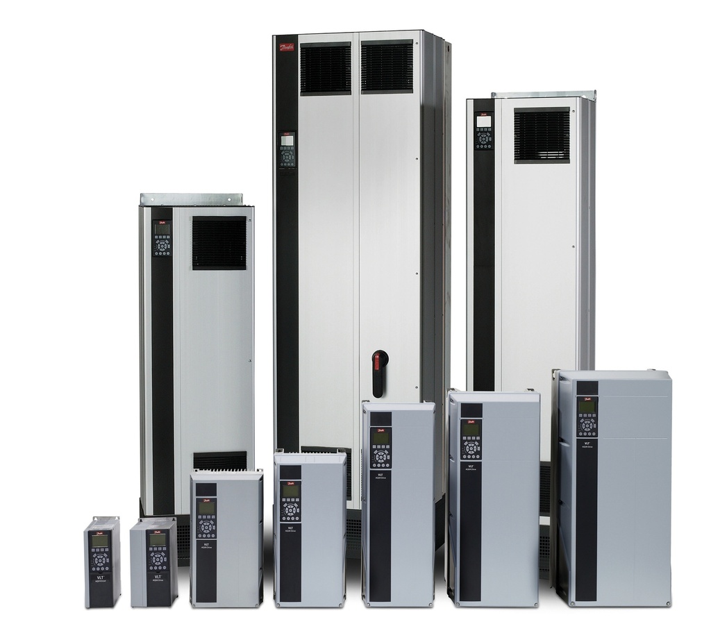 VLT Aqua Drive FC 202, 5.5 HP / 4.0 KW, 525-600 VAC, 3 Phase, IP21, FC-202P4K0T6E21HXXGX3XXSXXXXAXBXCXXXXDX