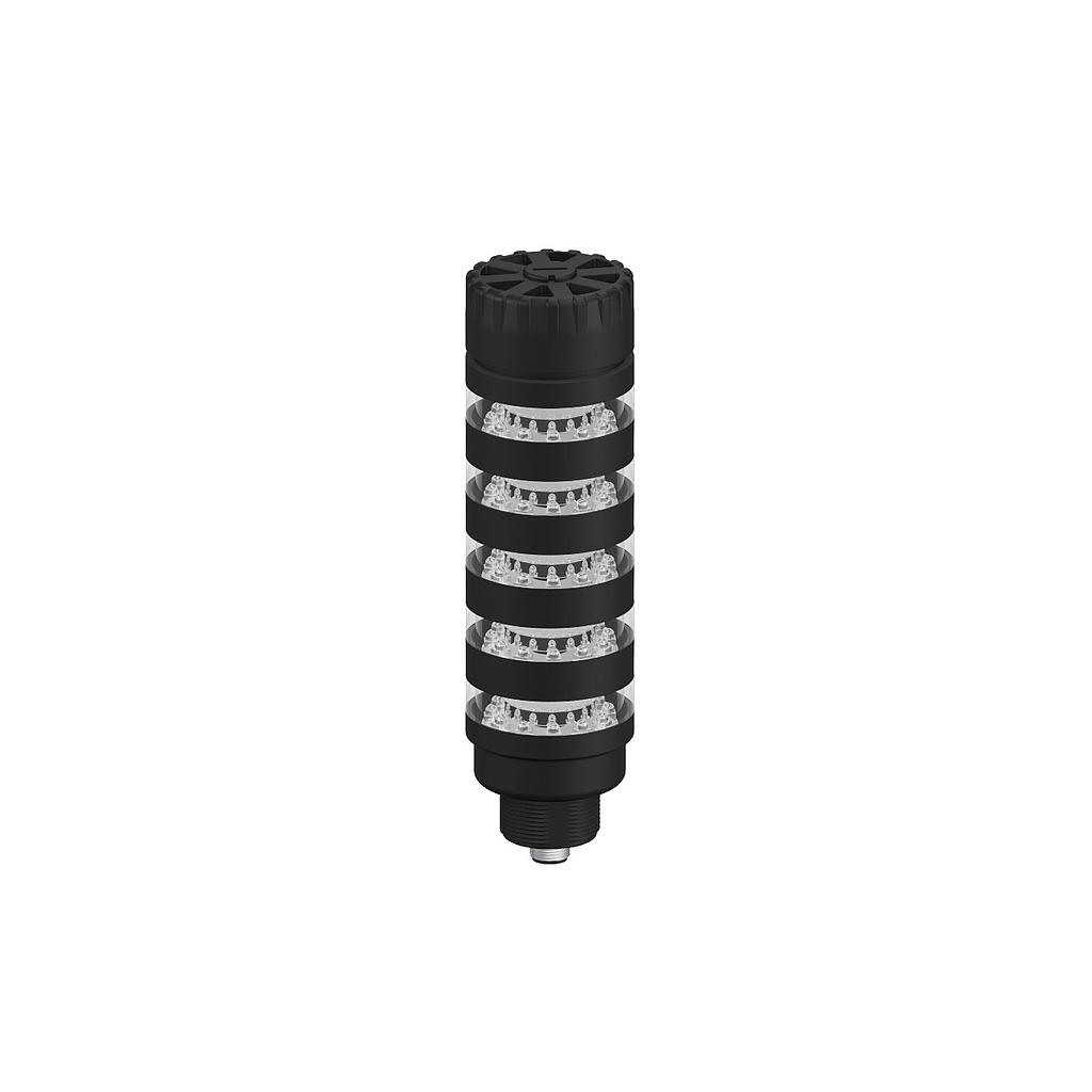 TL50 Pro Tower Light with IO-Link Audible, Beacon Black Housing: 5-Segment (TL50BL5AKQ)