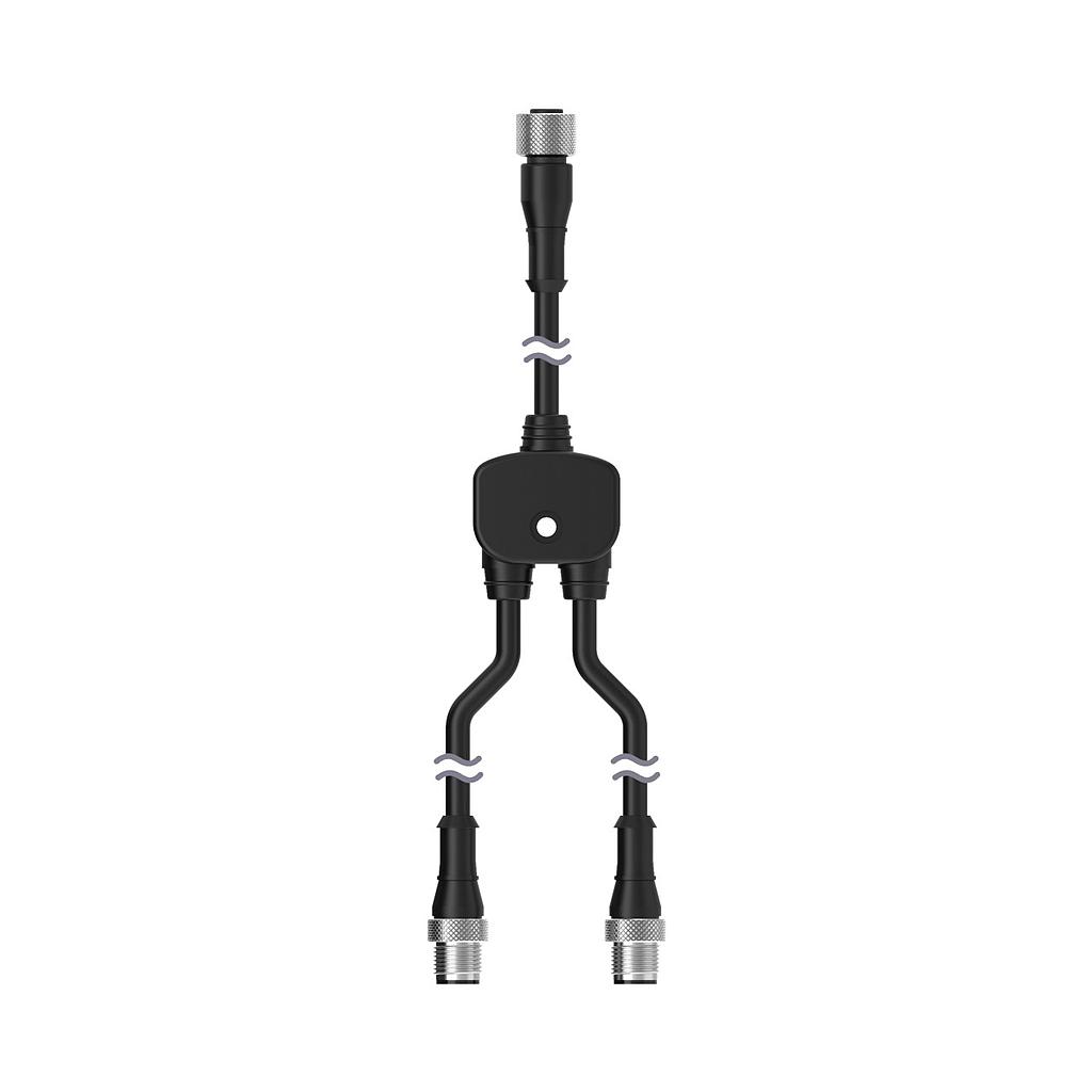 Splitter M12F to M12M and M12M connectors (CSB-M1251FM1251M)