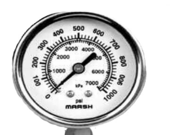 MARSH 63MM SEVERE SERVICE PRESSURE GAUGE