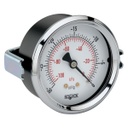 100 Series Pressure Gauge, 0 psi to 160 psi, Glass Lens