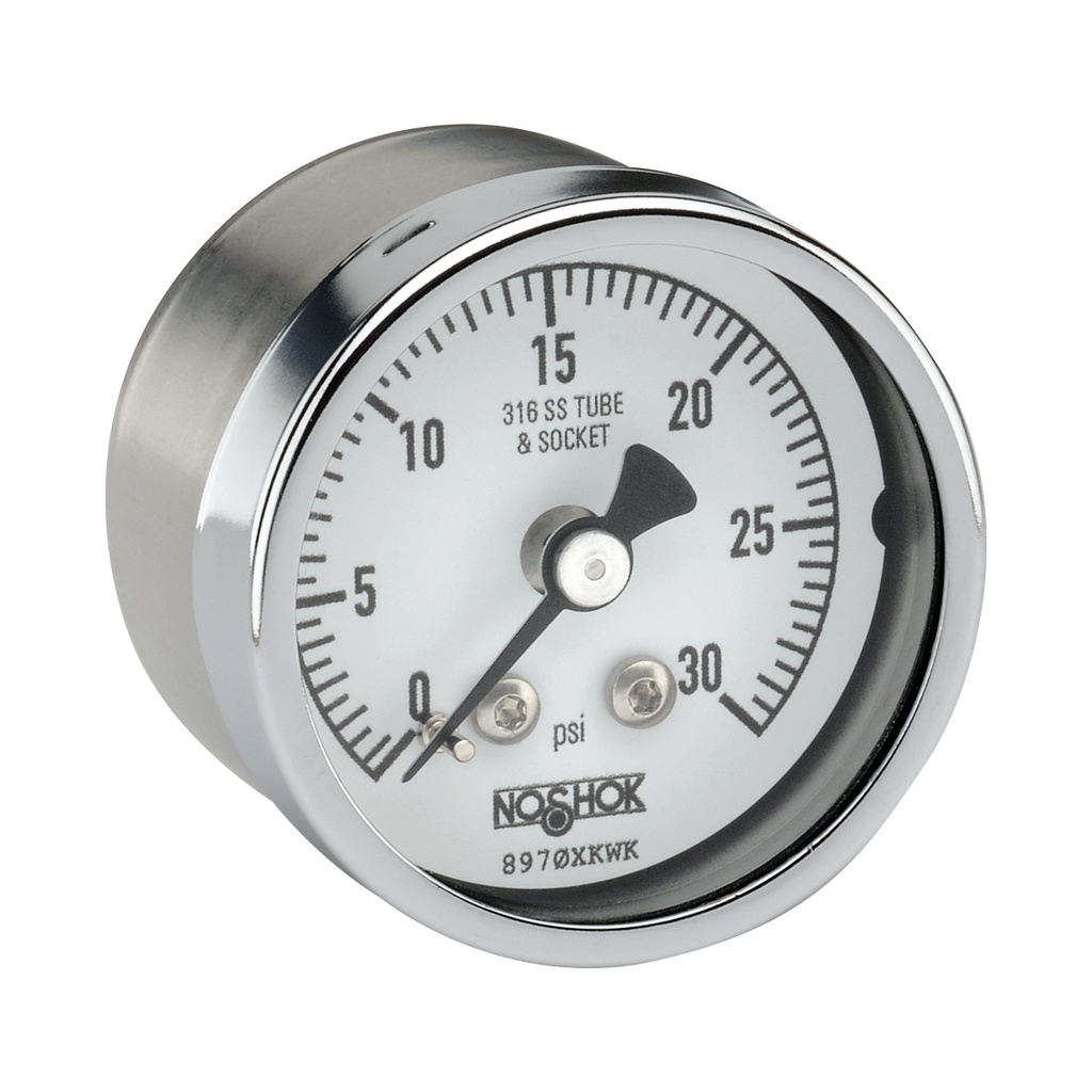 400 Series Stainless Steel Dry Pressure Gauge, 0 psi to 300 psi