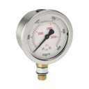 900 Series Liquid Filled Pressure Gauge, 0 psi to 600 psi, Brass Press Fit Orifice 0.3 mm