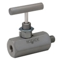 500 Series Standard, Soft Seat Needle Valve, 3/8 NPT, Female x Female, Steel, 0.187" Orifice