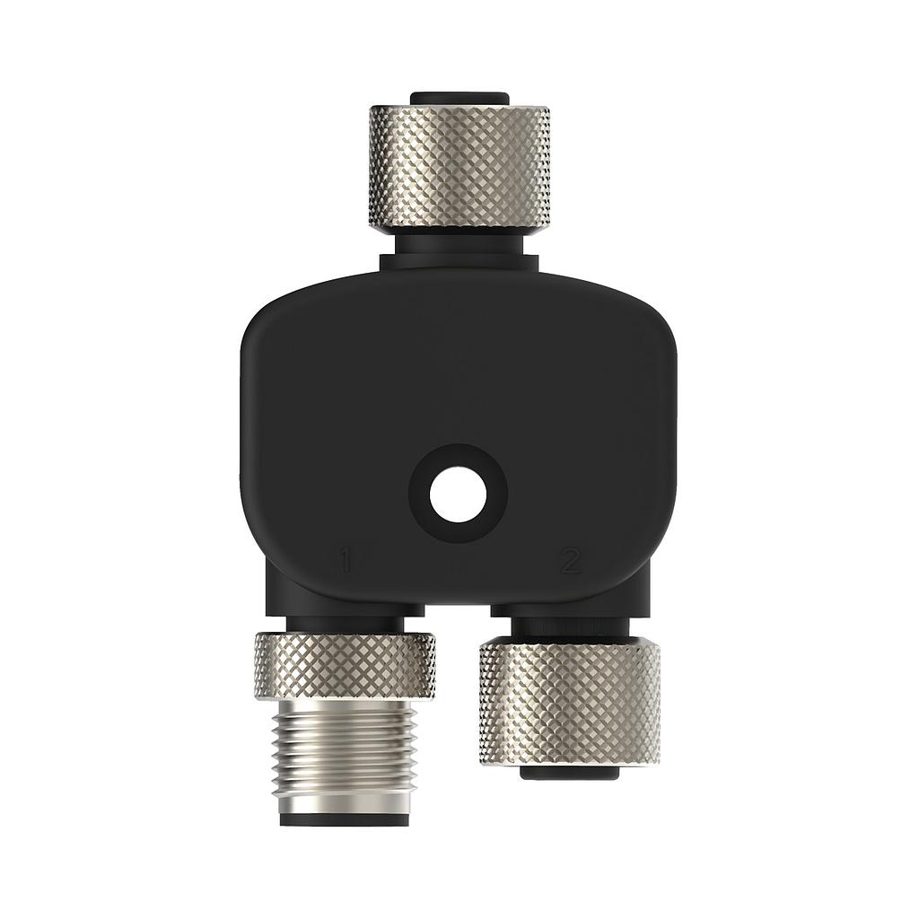 Splitter M12F to M12F and M12M connectors (CSB-M1240M1280)