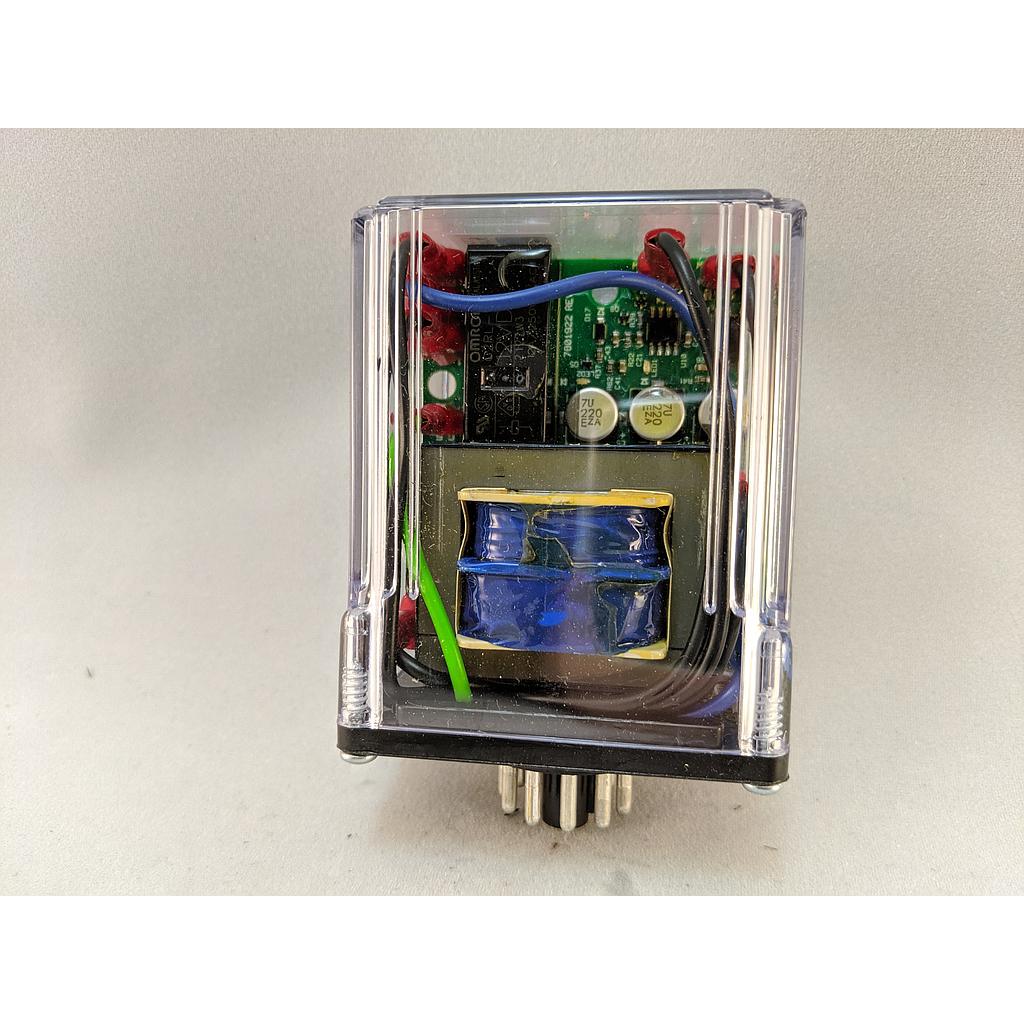Low-Water Cutoff Level Control, 10k Ohm Sensitivity, 120VAC, 11 Pin Octal Mount, No Enclosure, Reset/Power Outage/Test Features