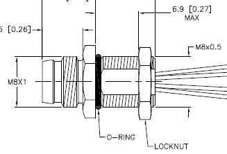 Turck PROFIBUS-DP Receptacle, Rear Mount (FSSDWE 457-4M)