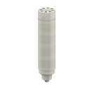 TL50 Pro Tower Light with IO-Link Sealed Omin-directional Audible with Volume Adjust, Gray Housing: 4-Segment (TL504AOSIKCQ)