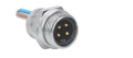Turck Power Receptacle, Front Mount (RSF 44-2M/NPT)