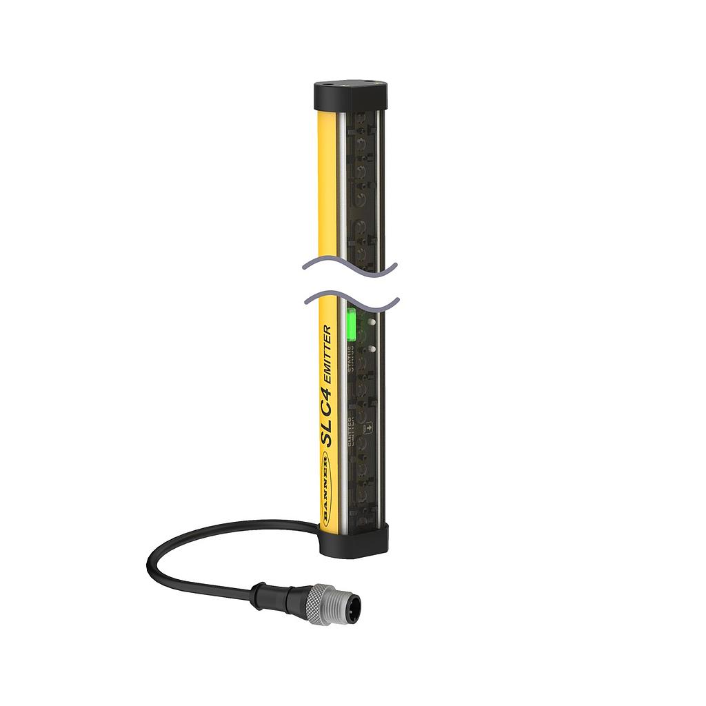 S4B Series Heavy Duty Type 4 Safety Light Curtain, Receiver (S4BR30-900-S)