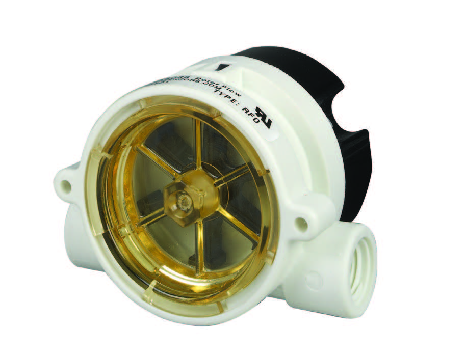 Gems RFA RotorFlow, Flow Rate Monitoring, .25˝ NPT,  0.1 to 1.0 GPM
