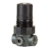 Miniature pressure regulator- range 0-100 psi