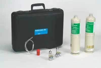 MSA Calibration Kit for x5000 1 LPM Regulator, One Cylinder of 2.5% Methane in Air, (kit can hold two cylinders).xCell Cal Cap, xCell Sensor Guard, Tubing, Carrying Case
