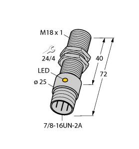 Turck Inductive Sensor (BI5-G18-AP6X-B1341)