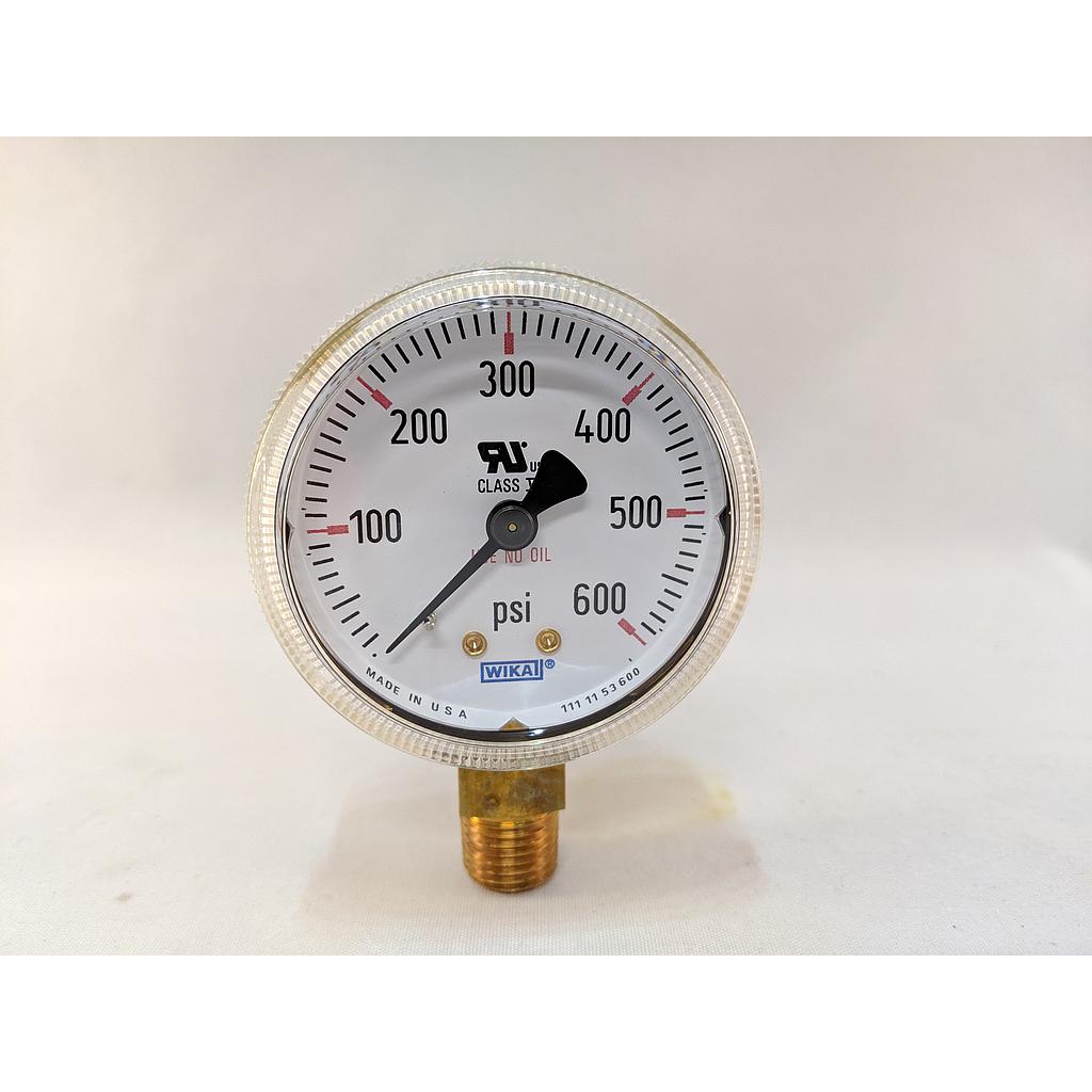 2" 316 SS PRESSURE GAUGE 0-200PSI/BAR