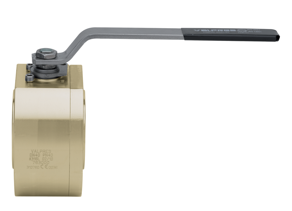 764101 Wafer-Split Series Carbon Steel Flanged ANSI 600 Wafer Ball Valve