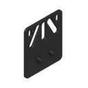 EZS LP Accessory Universal MTG Brackets (LPA-MBK-20)