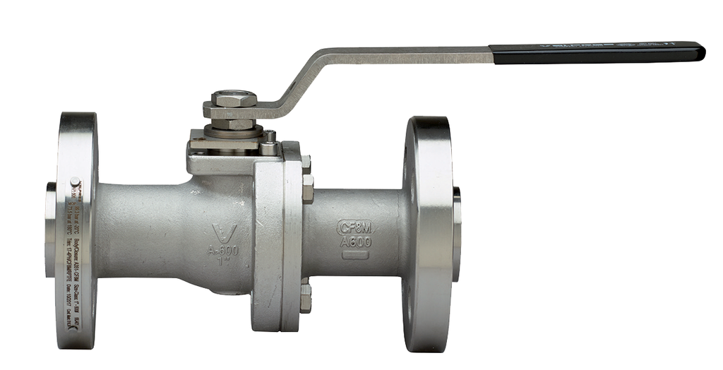 68R415 Split-Body Series API 608 Super Duplex Stainless Steel ANSI 600 Flanged, Full Port, Split-Body Ball Valve w/ ISO 5211 pad and Double "D" Stem