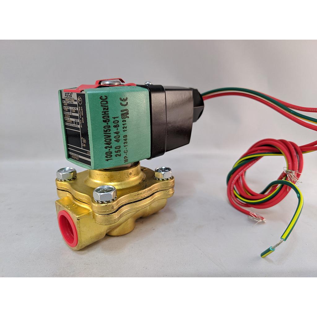 NEXT GEN SOLENOID VALVE, 3/4"NPT, 2W, NC, BRASS BODY, 12-24DC
