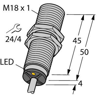Turck  (BI8-EM18-VP45XLD-0.2-RSEV 4.4T-P7X2)