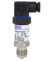 Wika S-10 Pressure Transmitter -30inHg/30PSI, 4-20mA, 2 WIRE DIN Connector, 1/2"NPT