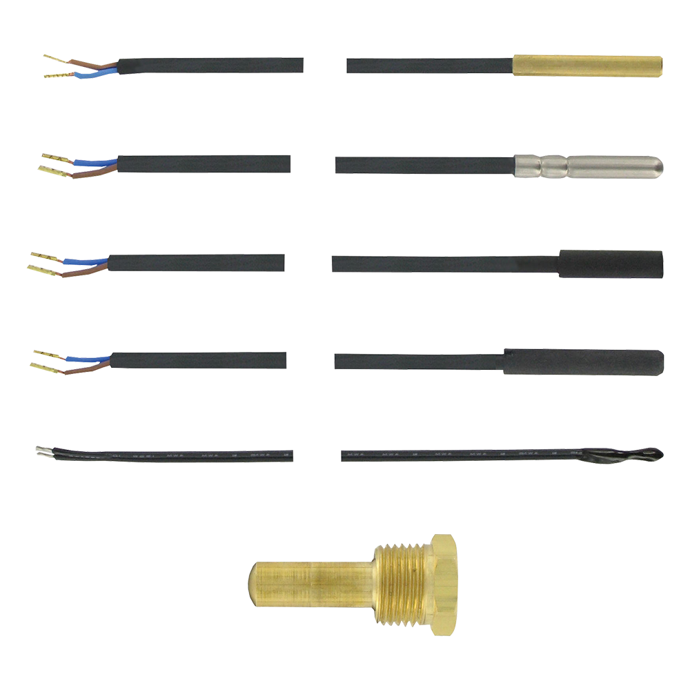 PTC Sensor, SS Sheath, PVC Cable, 10 ft (3 m) length.