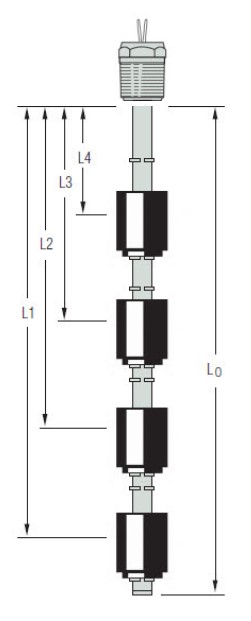 LS-700 Level Switch LS-700-2-SS-BN-SPST-020-GR1-4