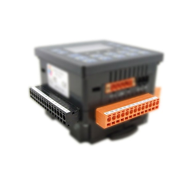 Alternate I/O Terminal Blocks (spring clamp) for 105 I/O Board.  Recommended for applications when XLe or XLt is mounted on DIN-rail, or applications where spring clamp plugs are desired