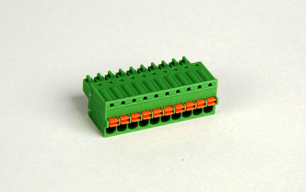 10 position Spring-clamp Terminal Block for SmartRail