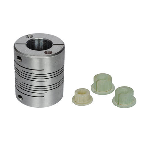 Dynapar FCPL Series Flexible Coupling, Primary Bore: 5/8", Secondary Bore: 3/8, 5/8"