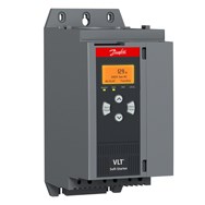 Danfoss VLT Soft Starter, MCD 600 Series, 63A, 380-690 VAC, IP20, With Int. Bypass Contactor, Frame Size 1, MCD60063BT7S1X20CV2