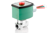 263 Series 2-Way Solenoid Valve, 3/8" NPT, 110 VAC, SS Body, 2 Way-2/2, Normally Open, Explosion Proof